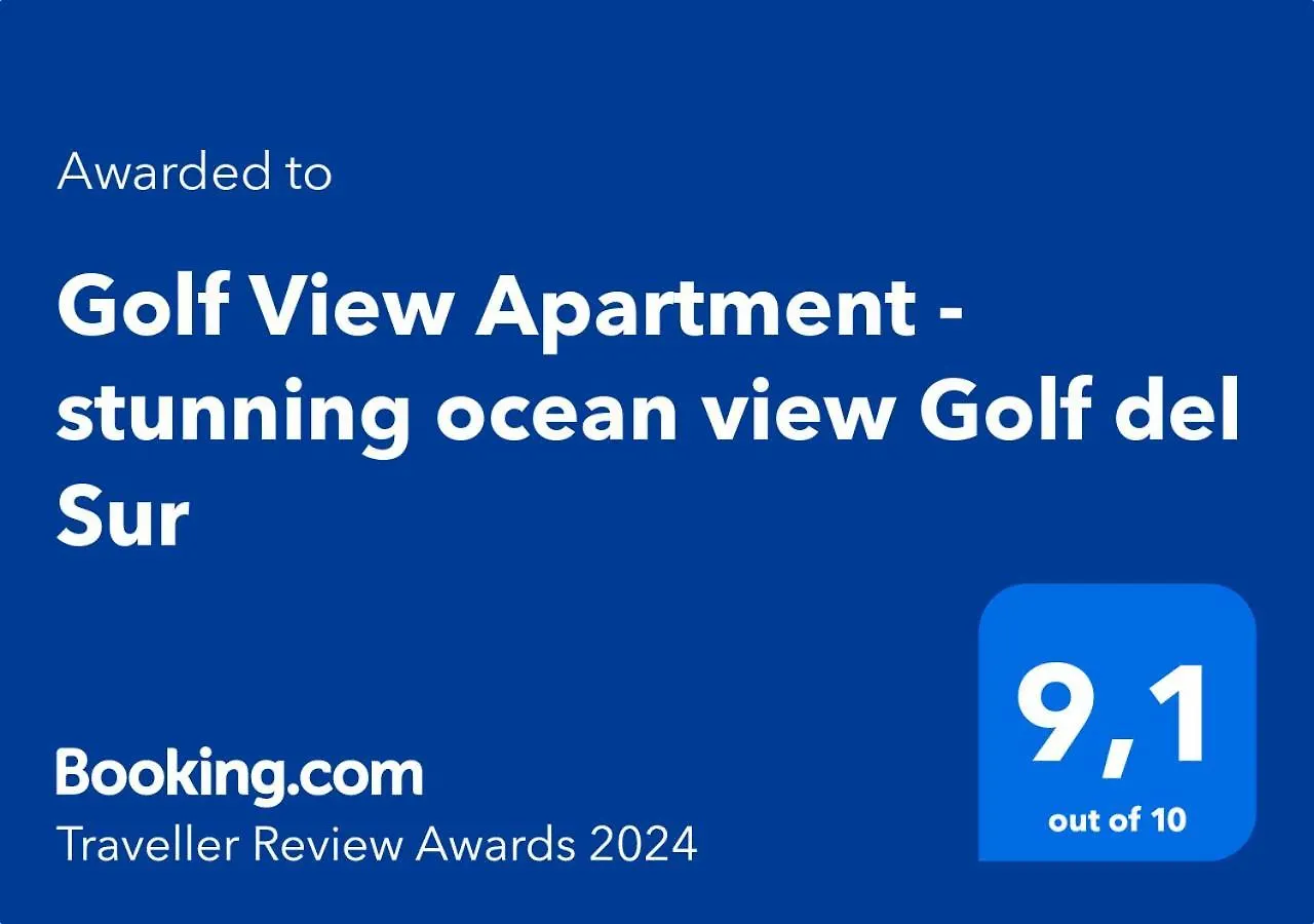Golf View Apartment - Stunning Ocean View Golf Del Sur San Miguel de Abona